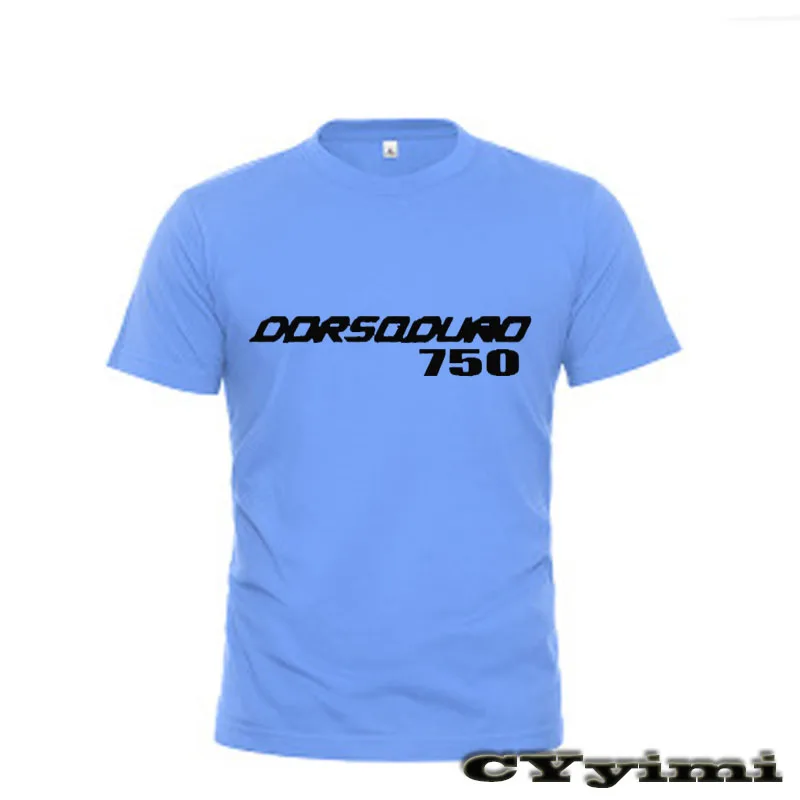 Dla Aprilia DORSODURO 750 T Shirt mężczyźni nowe LOGO T-shirt 100% bawełna lato z krótkim rękawem wokół szyi koszulki męskie