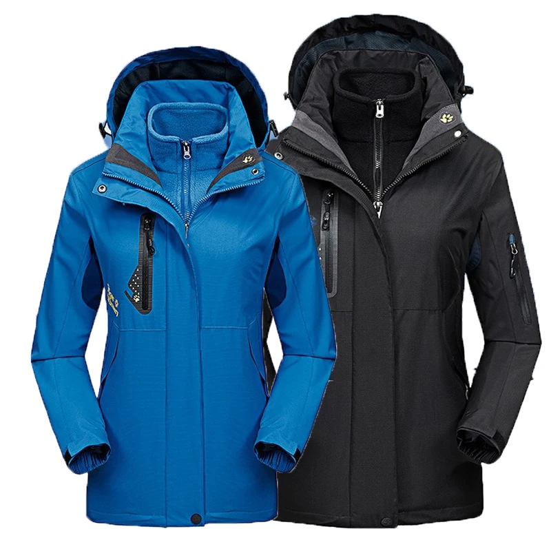 

Men Woman Winter Autumn Ski 3 in 1Jackets Hiking Skiing Trekking Camping Warm Coat Outdoor Waterproof Snowboard Jackets Oversize