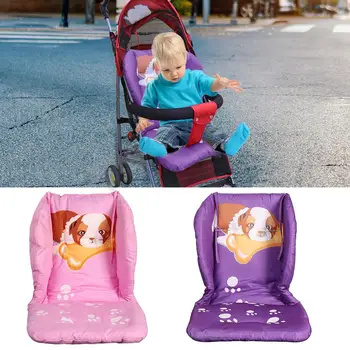 

Child Carriage Thicken Warm Cushion Graceful and Beautiful Creative Baby Stroller Cushion Fashionable and Lovely for Prams