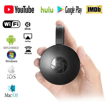 

Newst 1080p WiFi Display Dongle YouTube AirPlay Miracast TV Stick for Google Chromecast 2 3 Chrome Crome Cast Cromecast 2