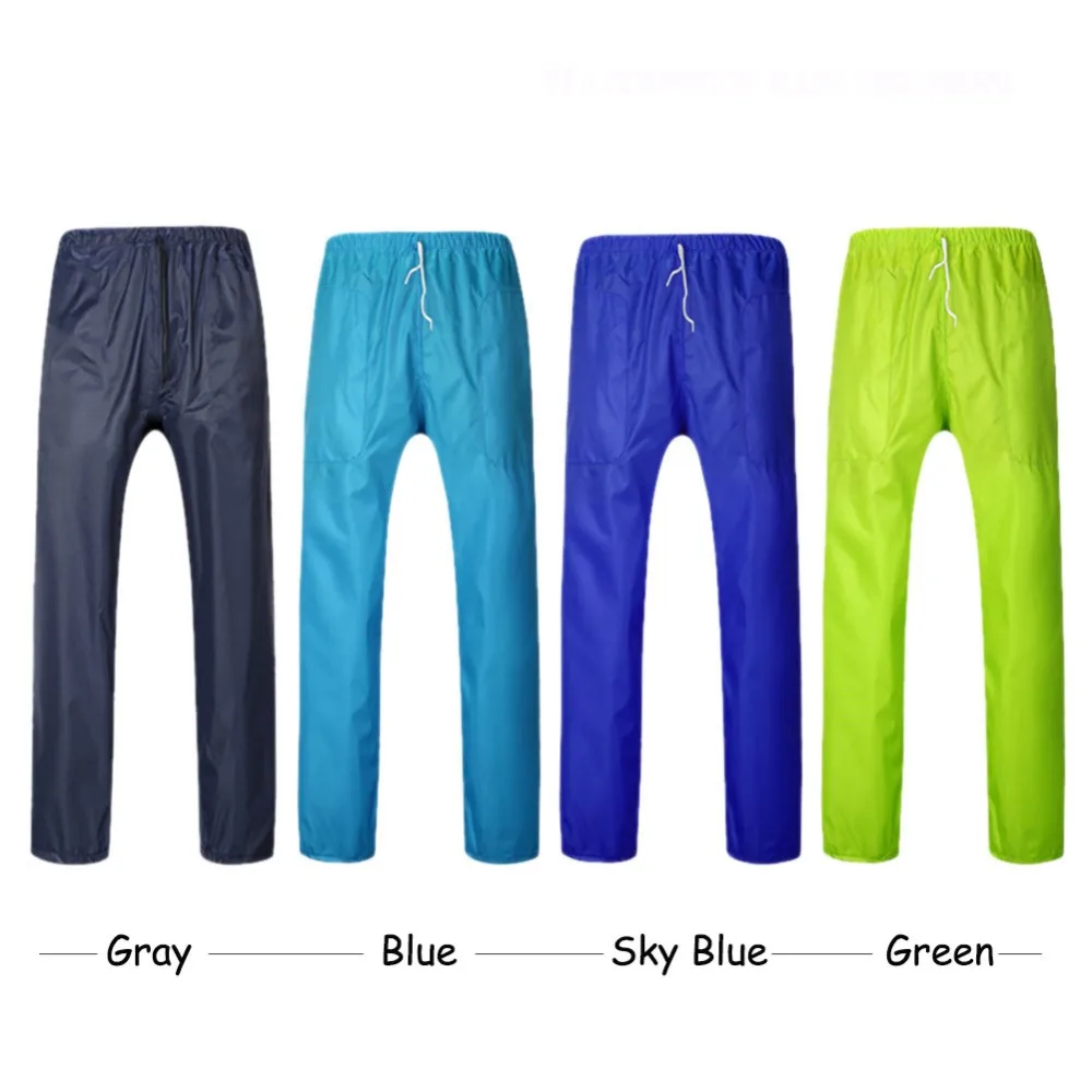 Outdoor Waterproof Rainpants One/Double-layer Breathable Mesh Thickening Wear-resisting Riding Hiking Fishing Rainproof Trousers