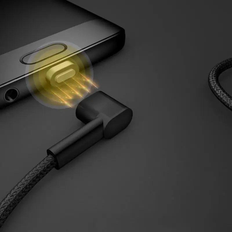 90 градусов 4.3A 87 Вт USB C к type C Магнитный кабель для Macbook huawei Matebook Xiaomi ноутбук мобильный телефон Быстрая зарядка PD магнит