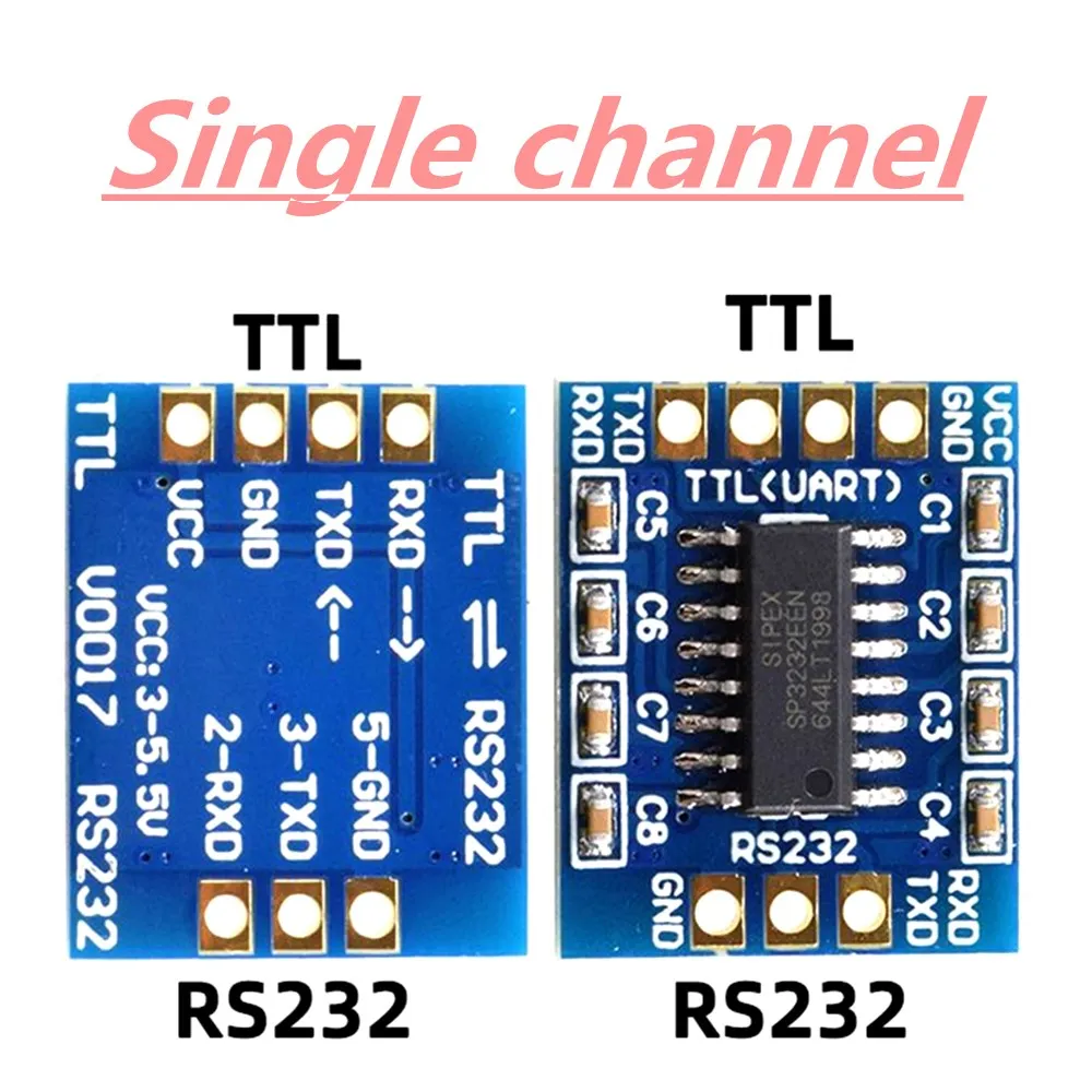 Одноканальный двухканальный модуль RS232 SP3232 TTL к с последовательным портом для