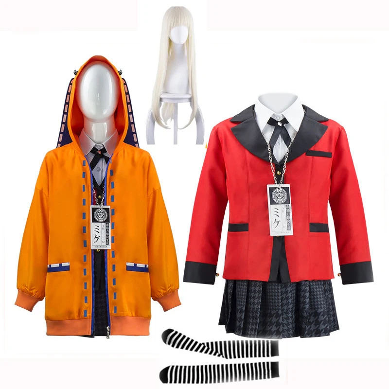 Детский компульсивный игровой костюм Kakegurui Yomoduki Runa|Костюмы аниме| |