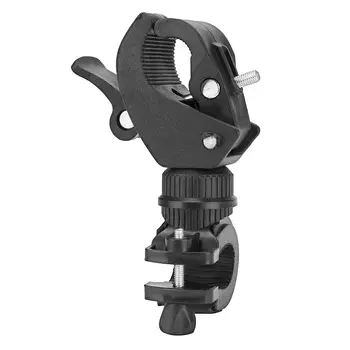 

360-degree Light Frame Bicycle Flashlight Lamp Clip Front Light Frame Fixed Bracket Car Clip Mountain Bike Riding Equipment