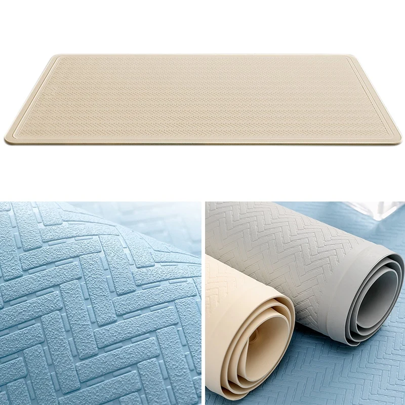 

16 inch x 28 inch Bath Shower Floor Mat with Suction Cup Non Slip Resistant, Stall Mat For Bathroom