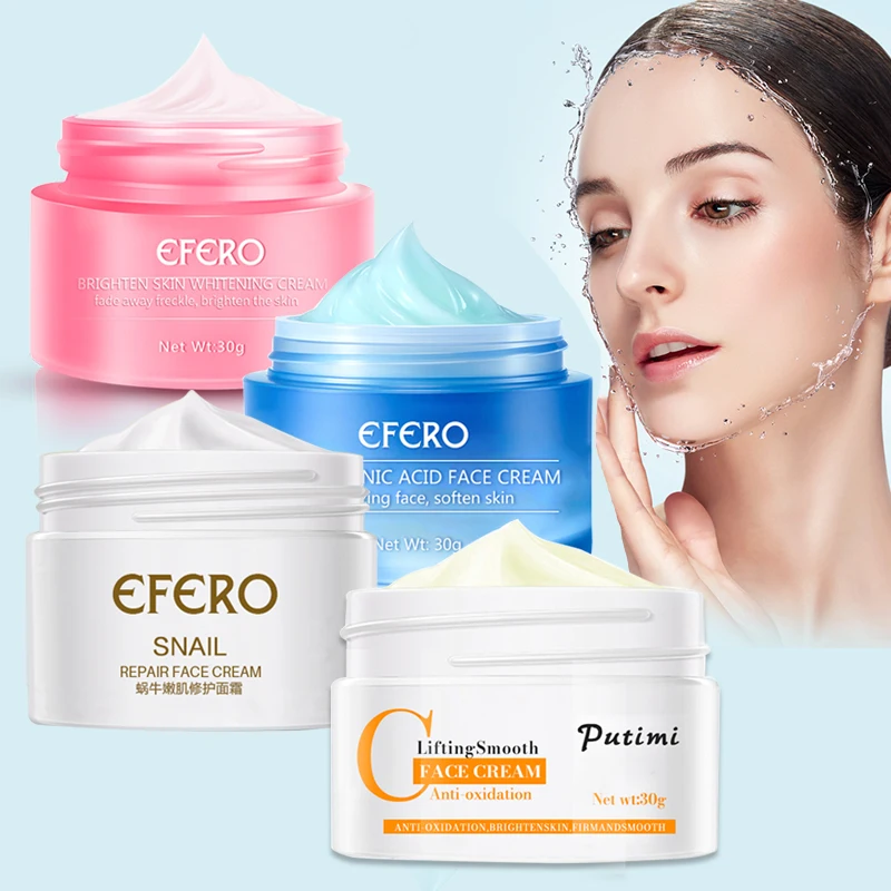 

Anti-Oxidation Anti Aging Face Cream Snail/ Hyaluronic Acid/ Face Cream Shrink Pores Moisturizer Remove Freckle Whitening Cream