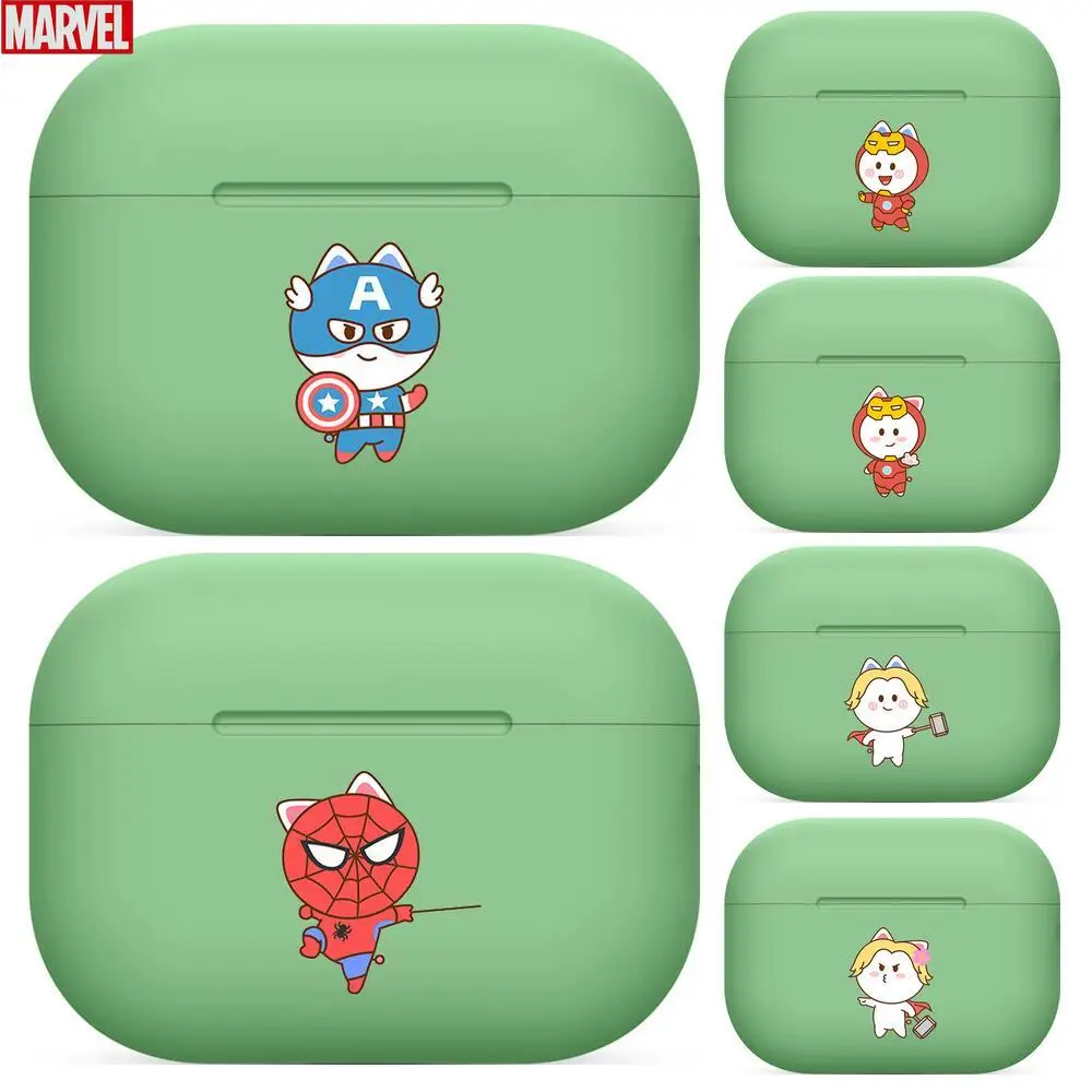 Cat Ears Marvel For Airpods Pro 3 Case Protective Bluetooth Wireless
