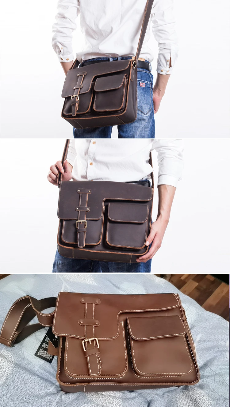 New Leather Art Paper Pattern Template Sewing Pattern Diy Handcraft Leather Man&rsquo;s Shoulder Bag Acrylic Version Type Drawings