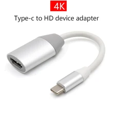 USB 3.1 Type C to HDMI Adapter 4K Audio and Video Synchronization Compatible with 12″ Apple MacBook