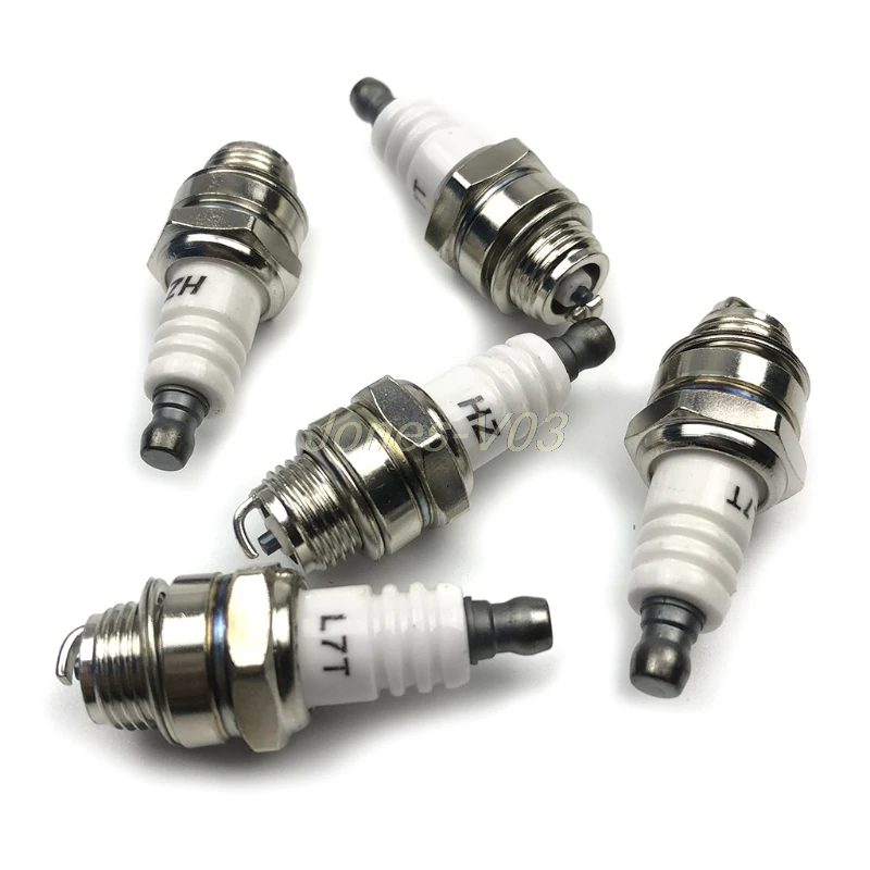 5Pcs Spark Plug Apto para L7T BM6A BPMR7A RCJ6Y RCJ7Y WSR5F 33cc-49cc Trimmer Ventilador Substituições Accessory-V003