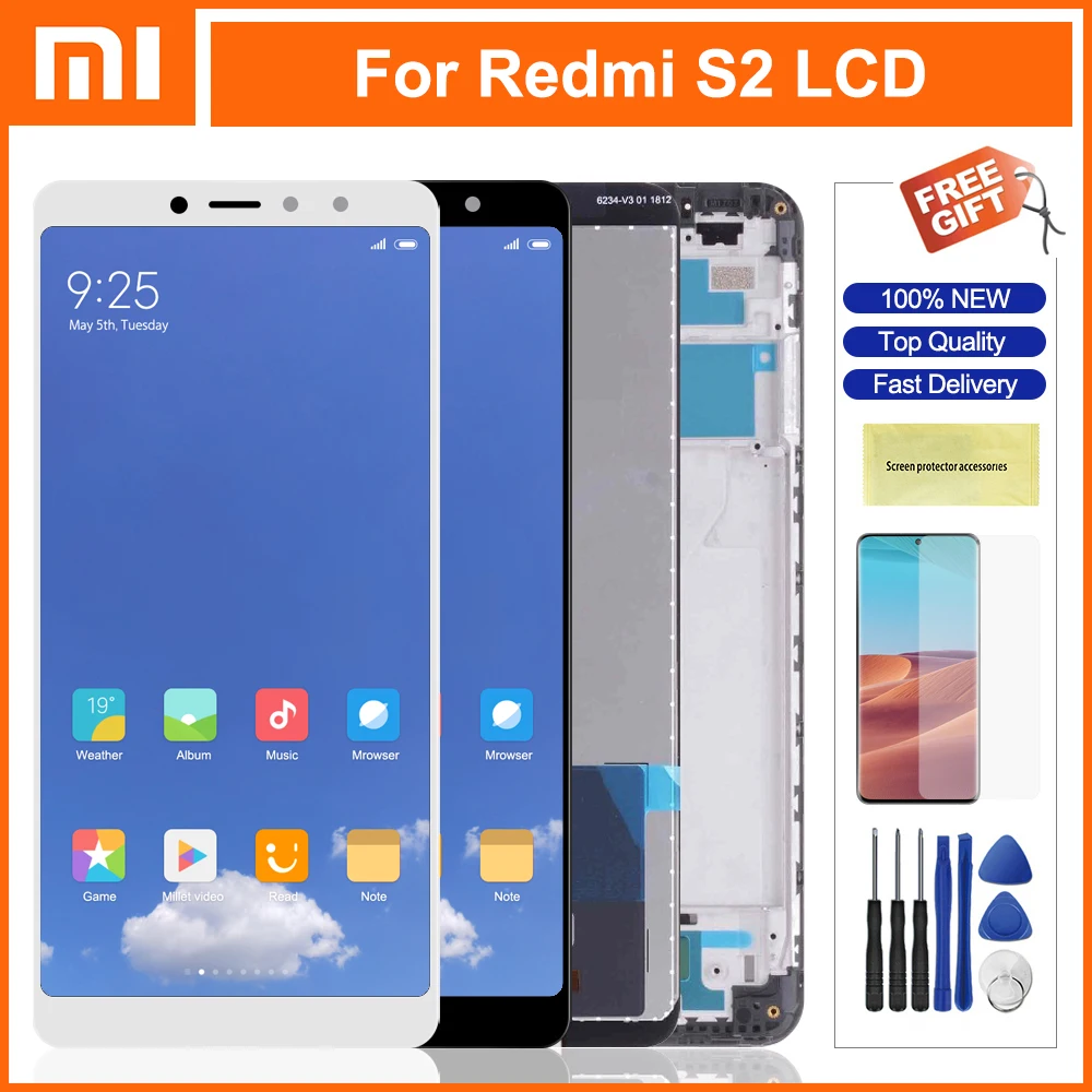 ЖК-дисплей 5 99 дюйма для Xiaomi Redmi S2 сенсорный экран дигитайзер в сборе замена
