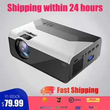 

Cewaal G08 800*480 Projector Support Ultra-HD 4K Home Theatre Proyector Beamer for Android WiFi hdmi VGA AV USB Port 6000 Lumens