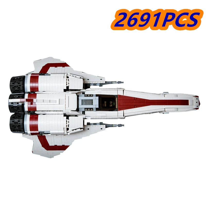 Star Space Series Space Warship Ship Yamato Famous High-tech Building Blocks Toy Space Ship Kids Gift Bricks Set