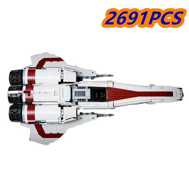 Star Space Series Space Warship Ship Yamato Famous High-tech Building Blocks Toy Space Ship Kids Gift Bricks Set C4428 2691PCS