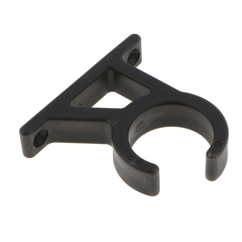 Black C-Shape Boat Ladder Stowing Boat Hook Storage Clips Marine Boat Ladder Storage Stowing Bracket Snap Clips
