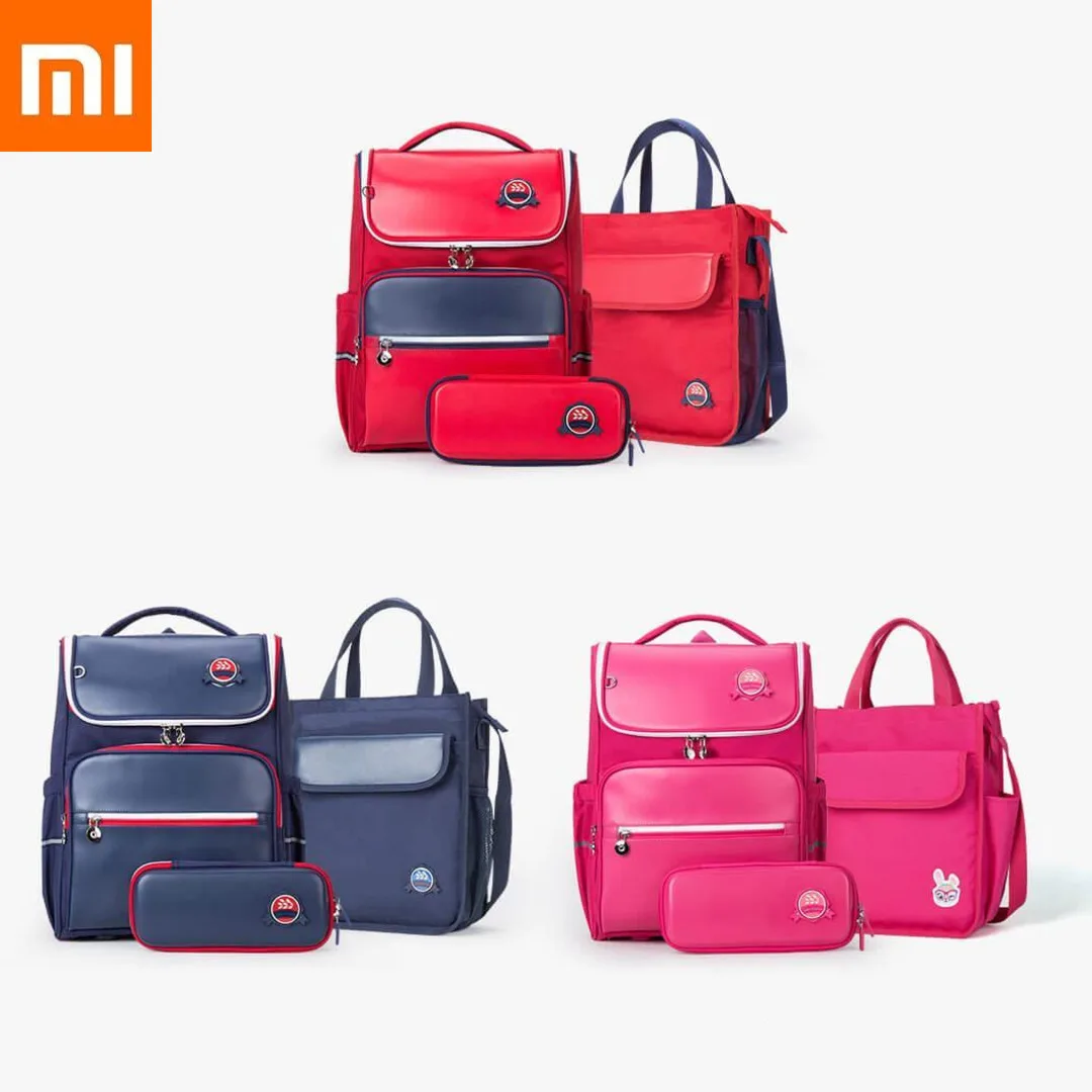 

Xiaomi Mi 18L All-in-one Open Schoolbag 11L Handbag 1L Pencil Bag Gift Box Set Easy To Clean Breath Reduction Splash-proof Xiomi
