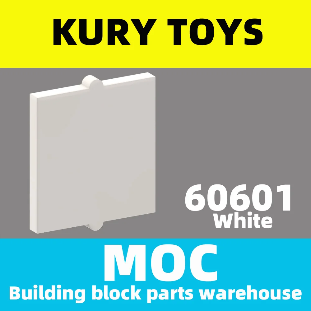 

Kury Toys DIY MOC For 60601 строительные блоки, детали для стекла для окна 1x2x2, Плоская передняя часть для двери и окна