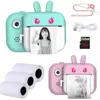 Children Instant Print Camera Thermal Printing Camera Digital Photo Camera Girl Toy Child Camera Video Recorder Birthday Gifts 1