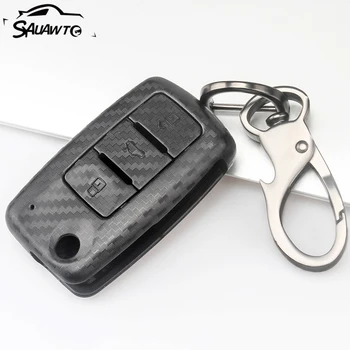 

Carbon Fiber Car Key Cover Case Shell for VW POLO Tiguan Bora Jetta Golf Passat For Skoda Octavia A5 Fabia For SEAT Ibiza Leon