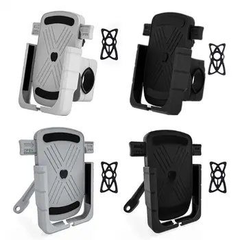

Aluminum Bicycle Phone Holder Adjustable GPS Bike Handlebar Rear Mirror Stand