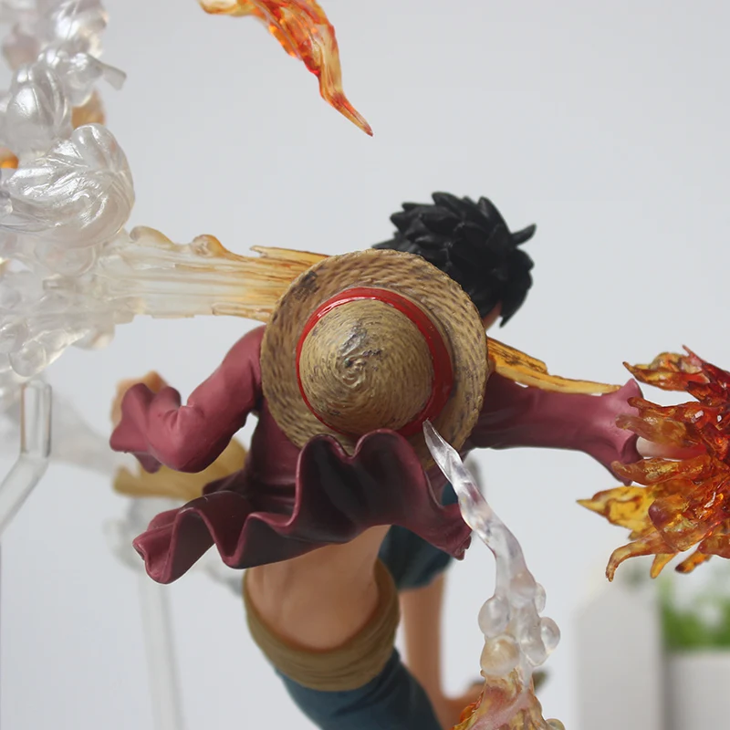 Аниме цельный кусок собирать фигуру Обезьяна D Luffy Zoro Sanji Battle Ver. ПВХ Модель Фигурки