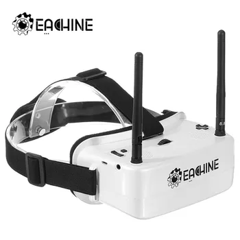 

Eachine EW30 2 Inch PMMA FPV Goggles 5.8Ghz 48CH TFT LCD 480*360 *2 Display 60-68mm IPD Adjustable FOV 120° Goggles with DVR