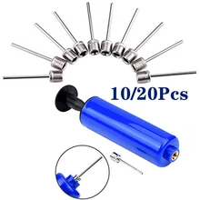 10/20Pcs Sport Football Inflating Pump Needle For Basketball Soccer Inflatable Air Valve Adaptor Stainless Steel Pump Pin