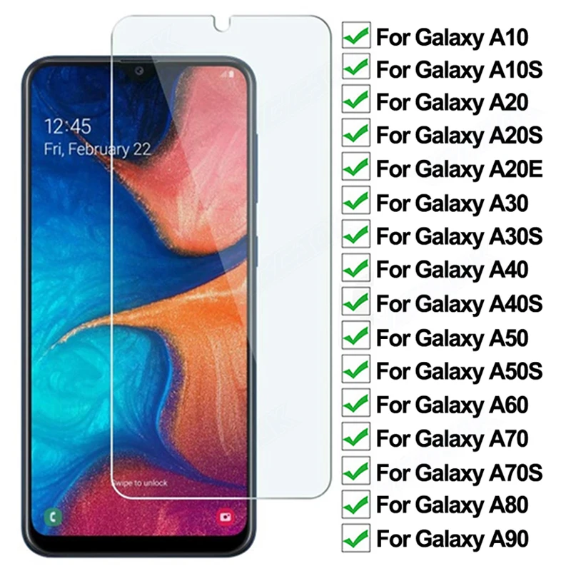 Защитное стекло для Samsung Galaxy A10 A20 A30 A40 A50 A60 A70 A80 A90 A20E A30S A50S | Мобильные телефоны и