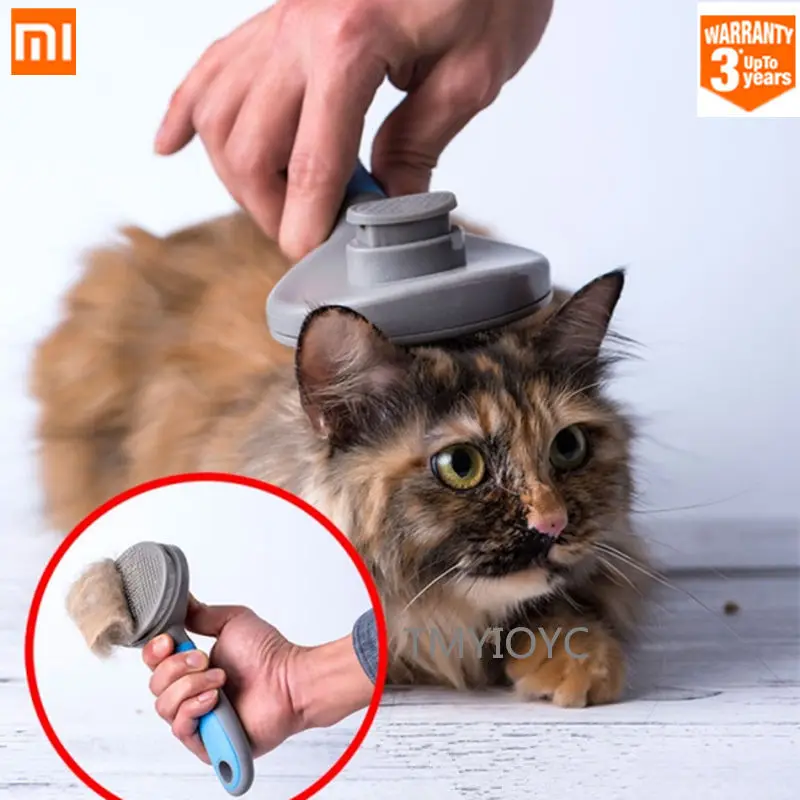 

Xiaomi Youpin Huisdier Pet Kat Ontharing Borstel CombPet Grooming Gereedschap Haar Verlies Trimmer Kam voor Katten 47/48/58