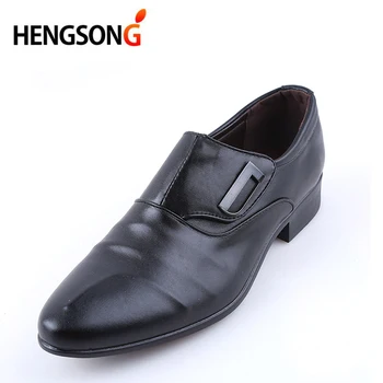 

2020 New Men's Bussiness Formal Shoes Brand Single Buckle Slip On Black Brown Man Office Party Wedding Dress Shoes