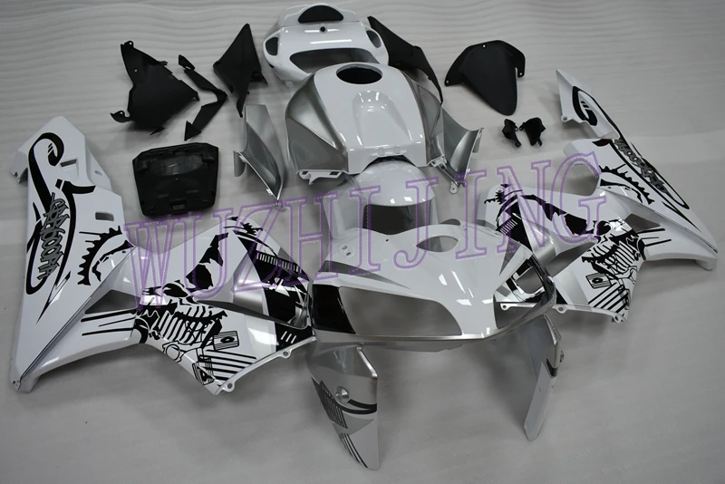 Обтекатель мотоцикла CBR 600RR 06 обтекатель наборы CBR600 RR 05 Белый Черный Abs 600 2005