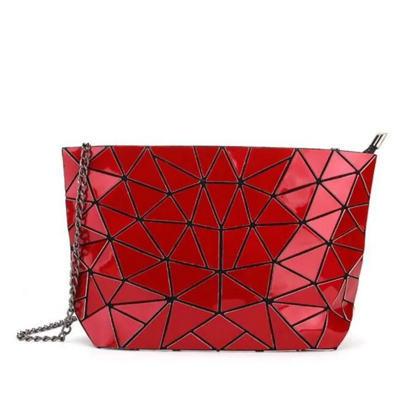 Женский рюкзак для ноутбука, модный геометрический рюкзак для путешествий с защитой от кражи, Bao, школьные сумки для девочек-подростков, mochila mujer - Цвет: red B