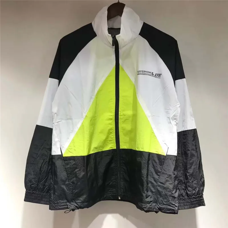 Новая высококачественная куртка Vetements; сезон осень-зима; разноцветная удобная спортивная куртка для бега