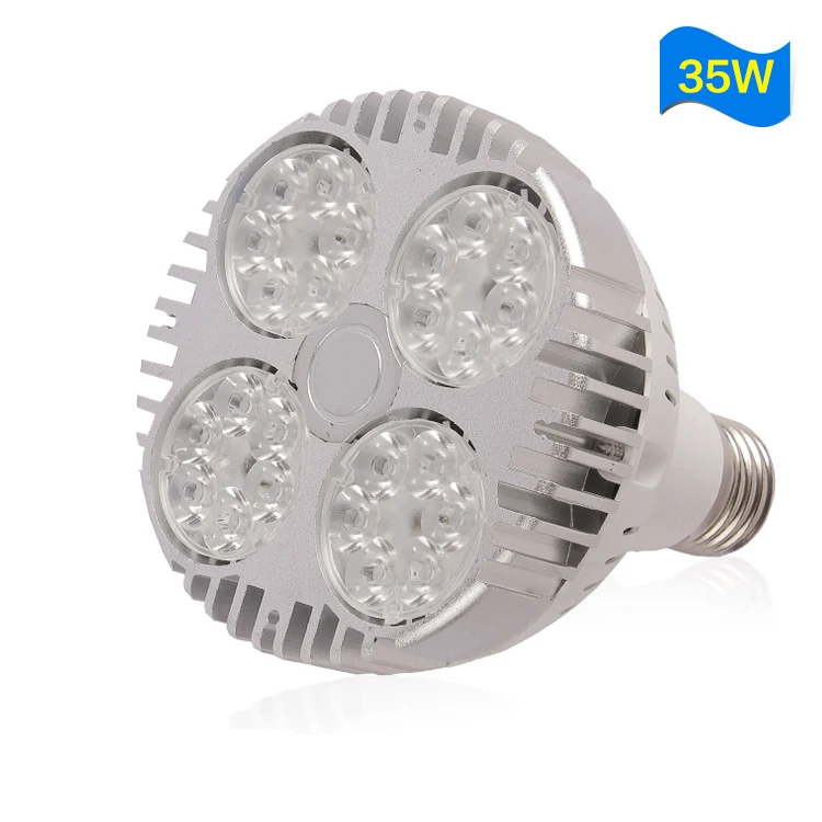 

10pcs E27 led par30 spotlight 35W Osram chip with fan good heat radiation replace 70W Metal halide lamp AC85-265V free shipping