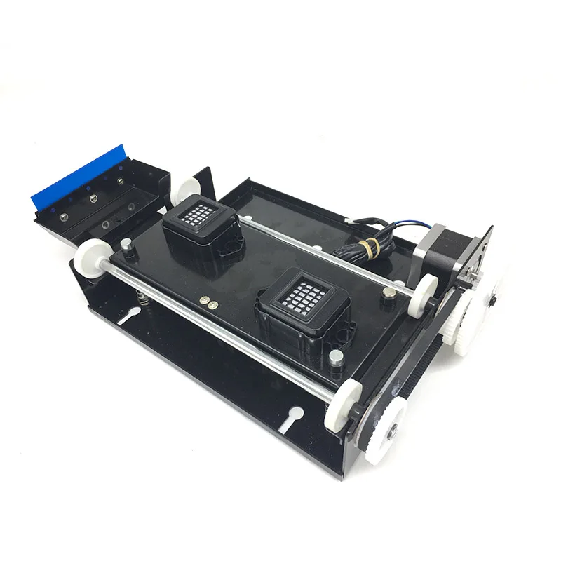 Xuli сольвентный принтер xp600 печатающая головка низкого положения Очистительная станция XP600 двойная головка 2 печатающие головки укупорочная станция сборка черный