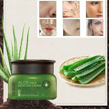 

Natural Fresh Aloe Vera Moisturizing Cream Acne Indicated 50ml Acne Men Women Cream Oil Indicated And Control Care L2O5
