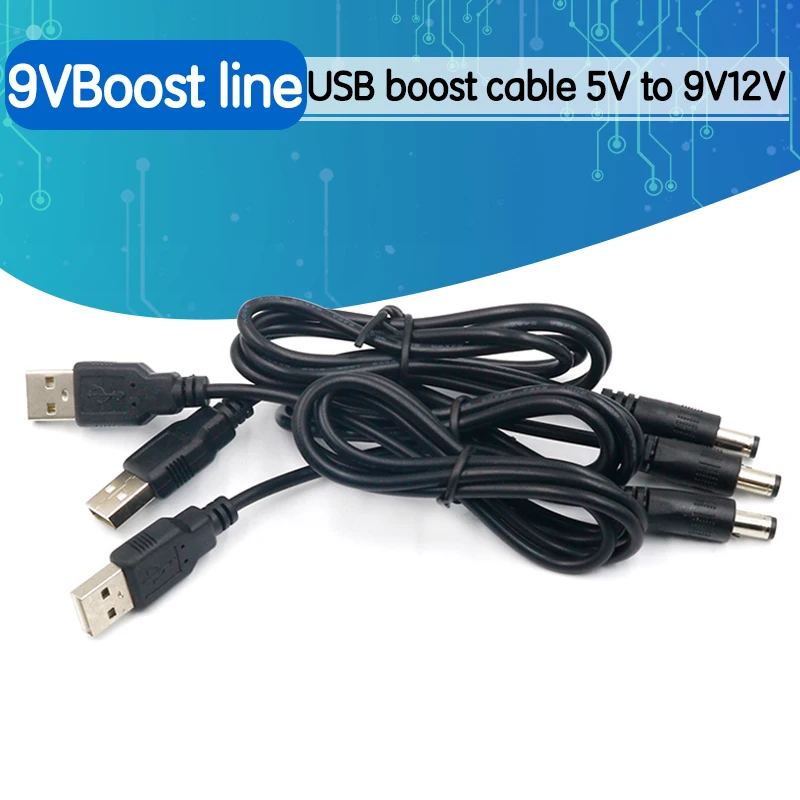 Повышающий Модуль Usb Power Boost Line от 5 в постоянного тока до 9 В/12 В Кабель-адаптер