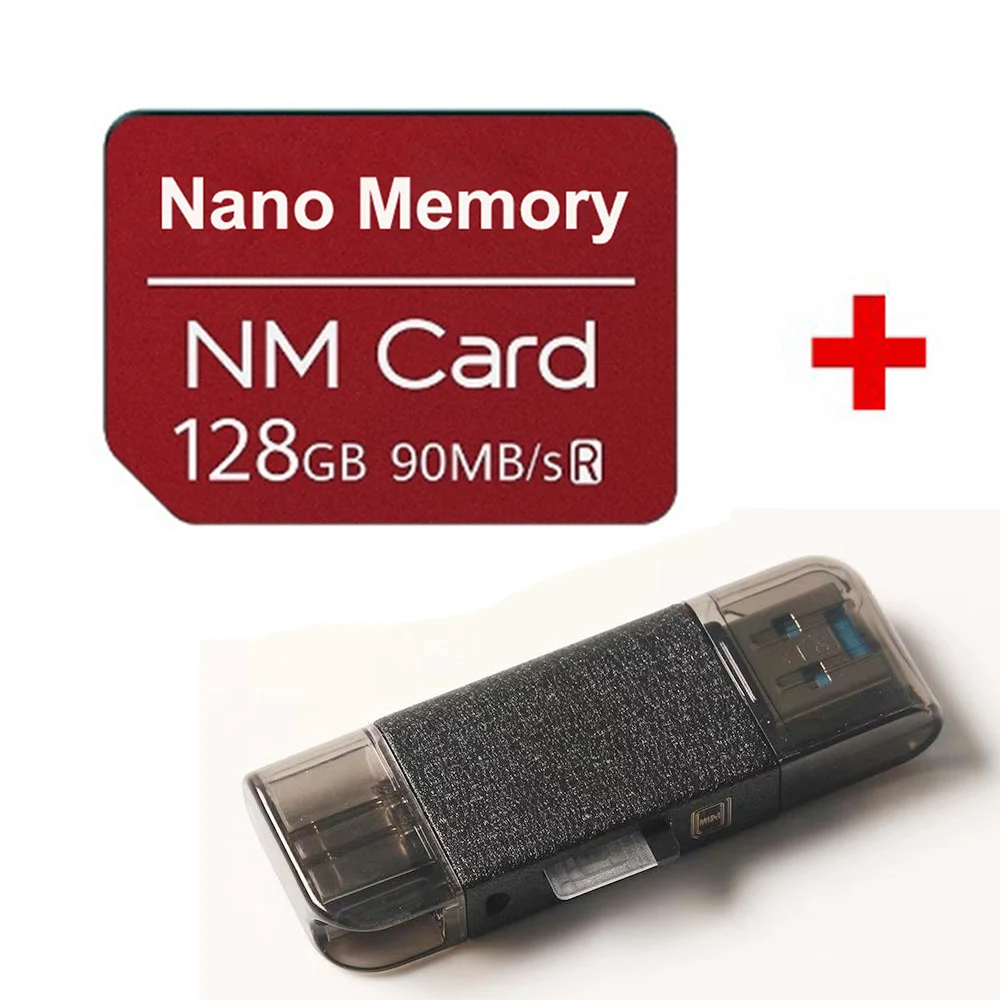 Nano карта памяти нм 128 ГБ 90 МБ/с./с nm-карта для huawei Mate20 Pro Mate20 X RS P30 P 30 Pro с кардридером USB3.1 Gen 1 TF/NM - Цвет: NM Card And Reader