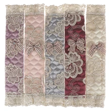 1pair Fashion Lace Flower Design Refrigerator Door Handle Covers For Shift Lever Fridge Doorknob