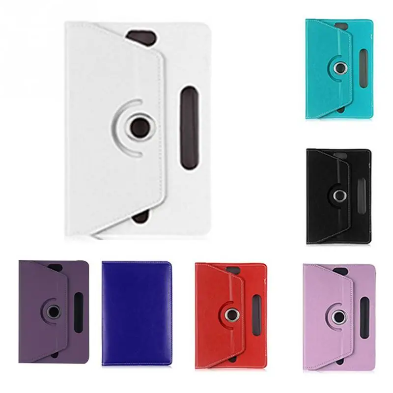 

7 colors Universal 7/8/9/10 inch Tablet Protector Case Rotating Four Hook Faux Leather Crystal Pattern Tablet Protection Cover