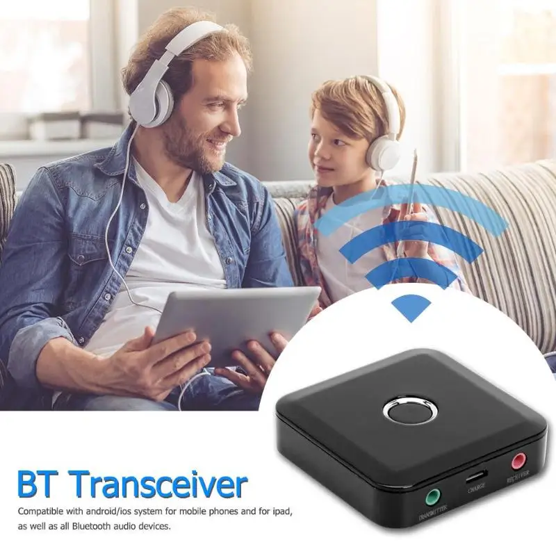 3,5 мм разъем 2 в 1 Bluetooth передатчик приемник встроенный в высокопроизводительный CSR чип ядро для беспроводной гарнитуры ТВ комплект