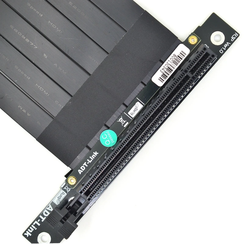 Pcie X16 Placas de Vídeo Gráficos Vertical Placa Gráfica Cabo de Extensão para Antecec Coolmaster Corsair Gigabyte Msi tt Chassis R33sp - Imagem 2
