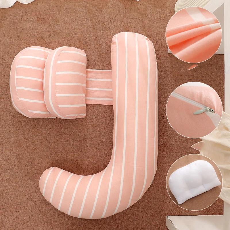 PROD 4001112185535 Stripe Maternity Pillow Waist Abdominal Support Side
Sleep Pillow Pregnancy Side Sleeping U-Shaped Pregnant Pillow Body
Cushion