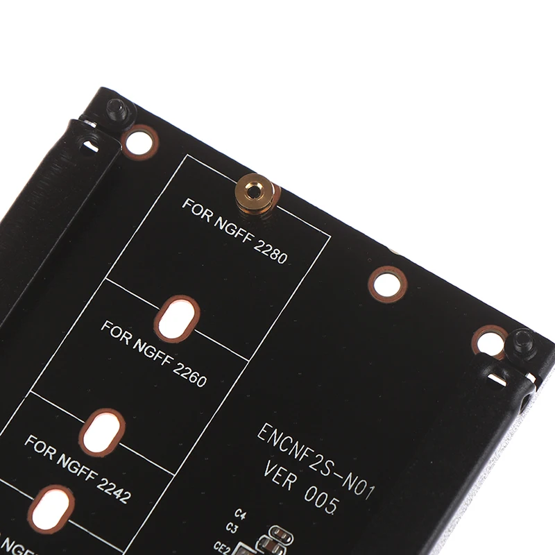 Металлический корпус B+ M Key M.2 NGFF SSD до 2,5 SATA 6 ГБ/сек. адаптер с разъемом M2 адаптер NGFF с 5 винтами