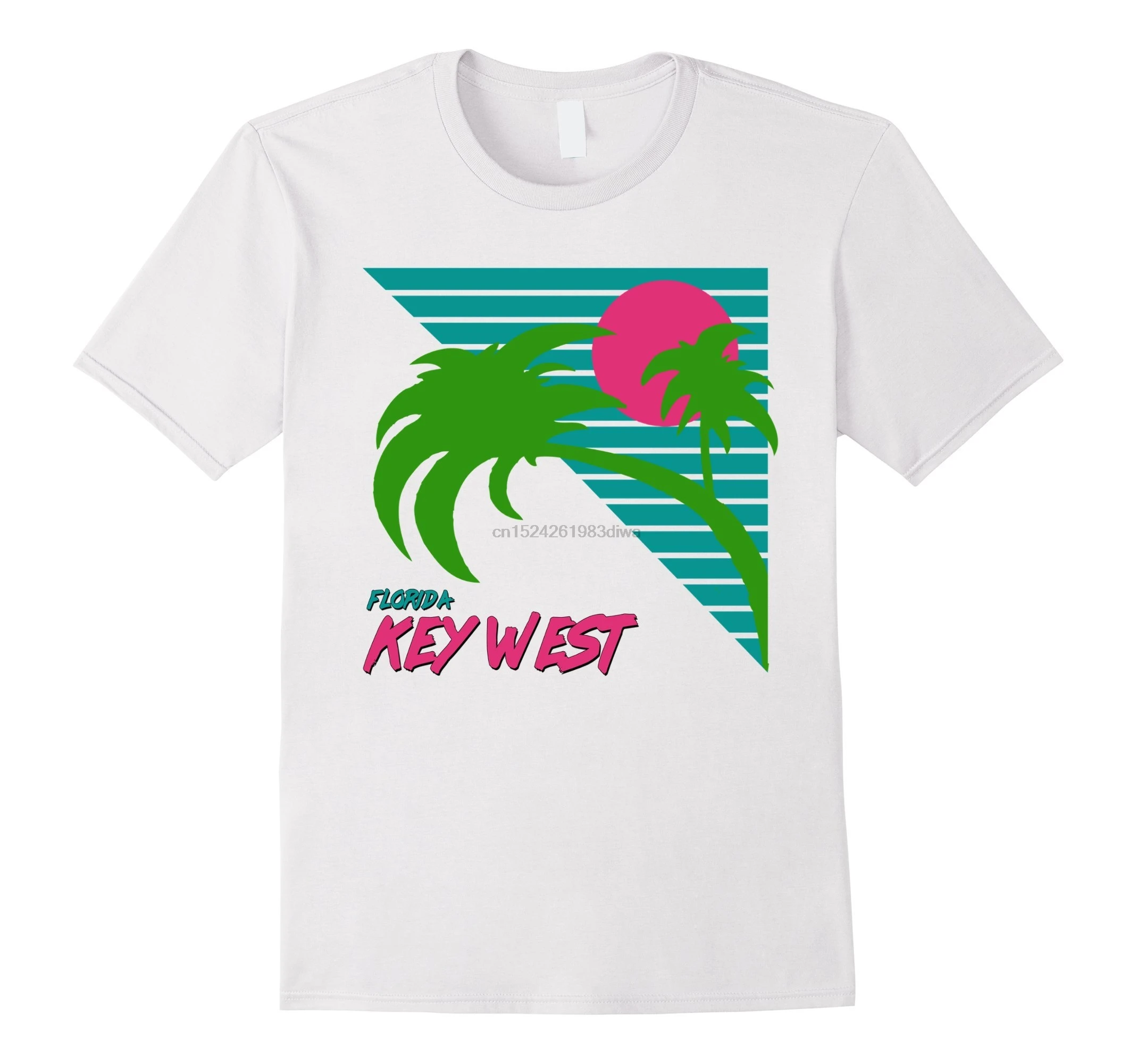 Винтажная футболка 80s Key West Florida | Мужская одежда