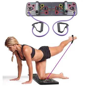 

13 in 1 Multifunctional Portable Foldable Push Up with Pull Rope Training System for Men Women Home Fitness Exercise Tools