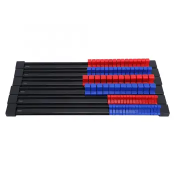 

6 Pcs Plastic Slide Socket Organizer 1/2in 3/8in 1/4in Multiple Purpose Socket Holder Socket Rail Socket Rack