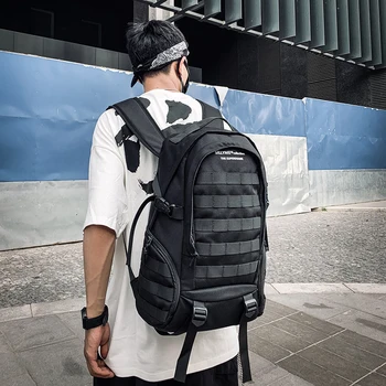 

KEENPACK 2020 New Backpack Fashion Nice Material Laptop oxford Webbing Bag Individuality outdoor Large 20-35L City Casual