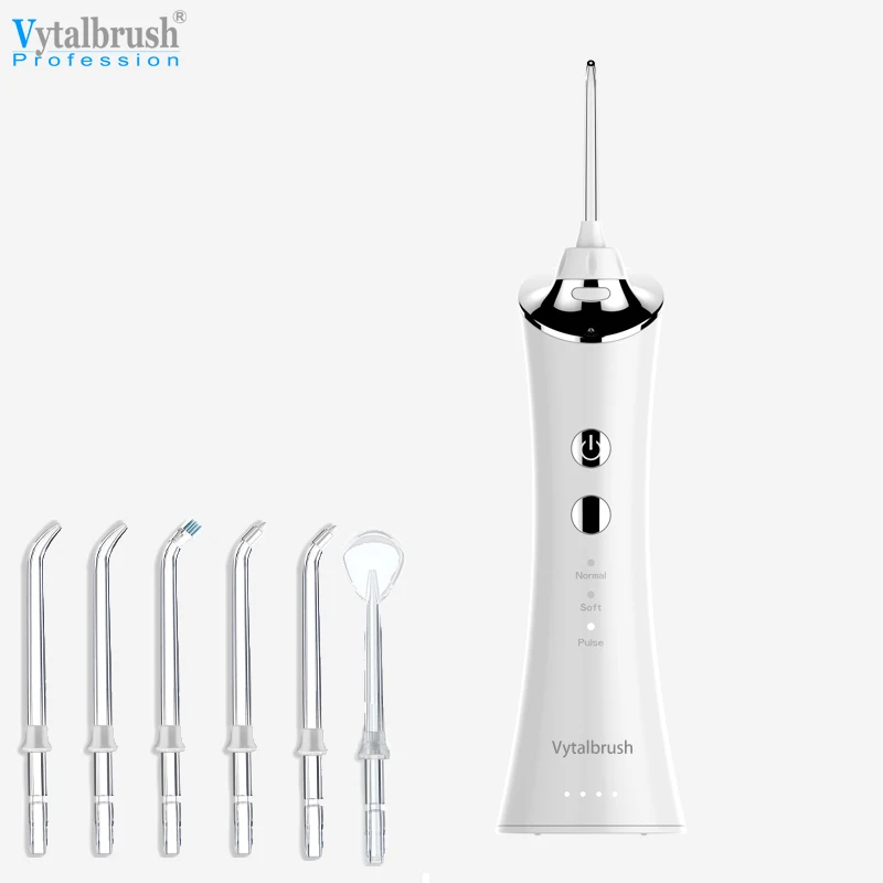 

Water Flosser Professional Cordless Dental Oral Irrigator IPX7 Waterproof 3 Modes Water Flosser Braces & Bridges Care